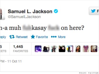 first tweet samuel l jackson