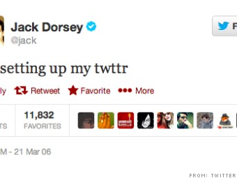 first tweet jack dorsey