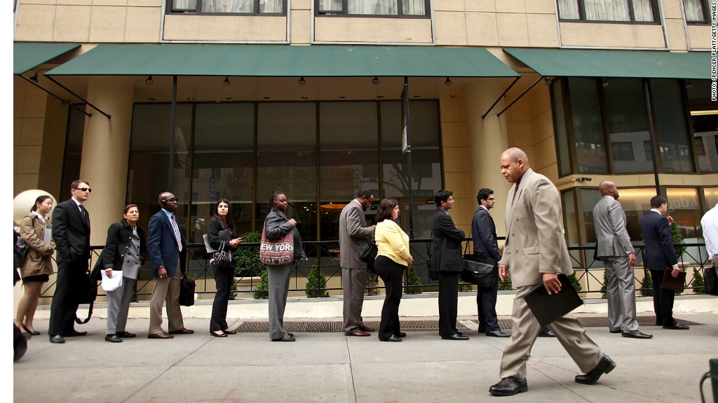 career fair line