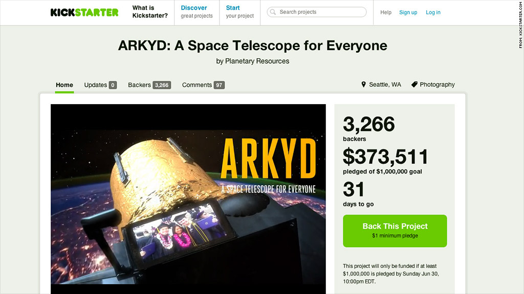 arkyd space telescope