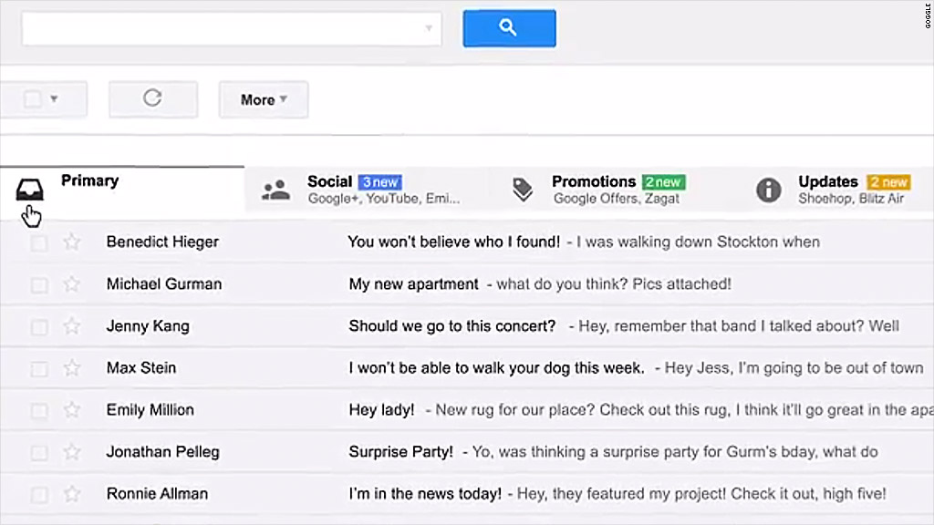 gmail redesign