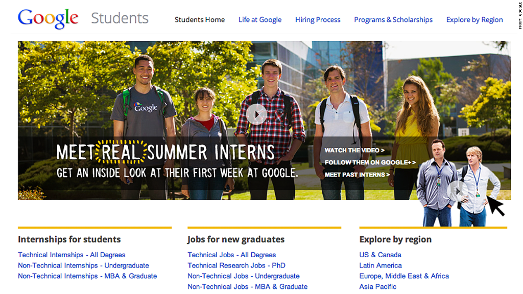 Interns at Google probably make more than you