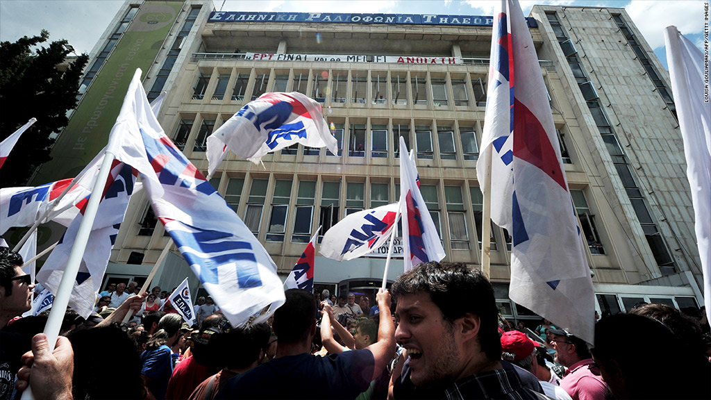 greek journalists protests