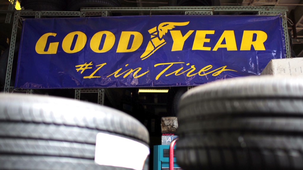 Goodyear stock rising like its blimp