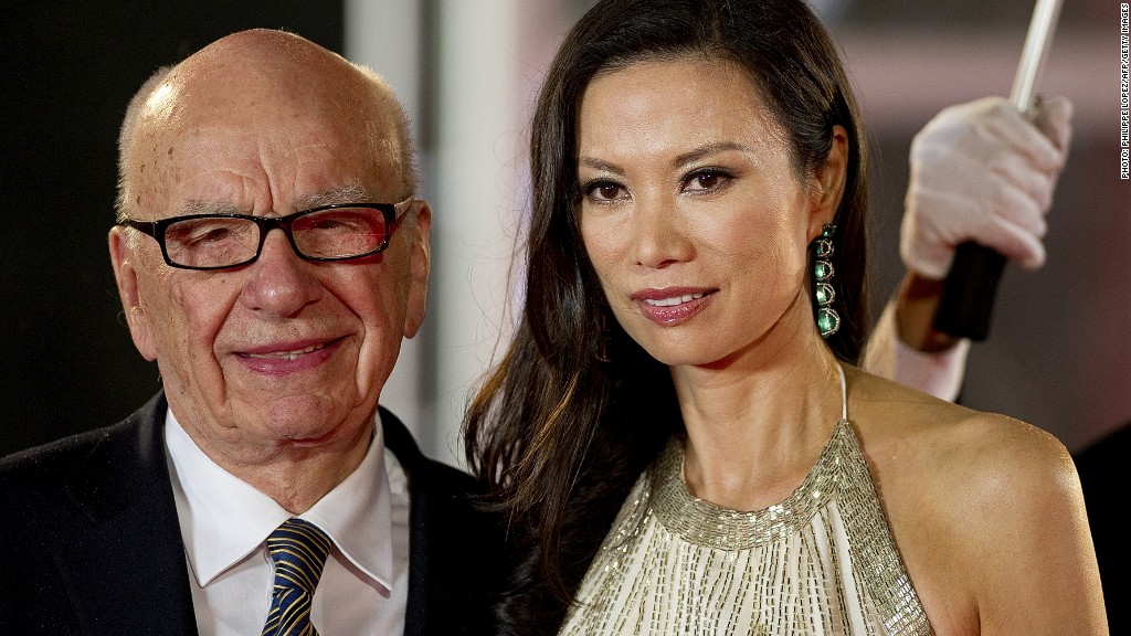 rupert murdoch divorce