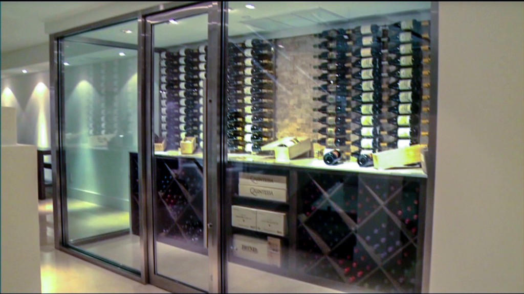 Inside luxury wine cellars