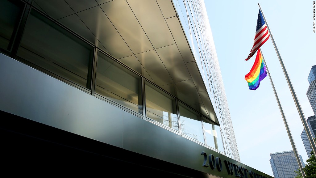 Goldman Sachs Flies Rainbow Flag In Support Of Same Sex Marriage Ruling