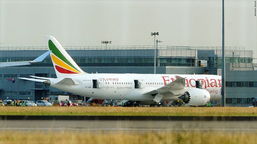 ethiopian airlines fire