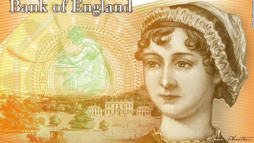 jane austen bank note