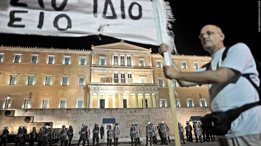 greece strife