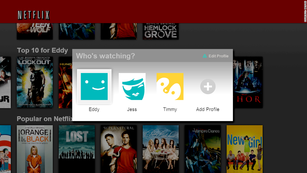 Netflix launches user profiles for individual recommendations