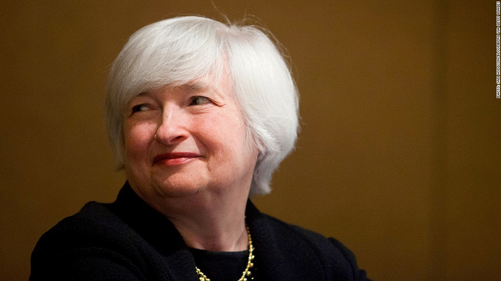 janet yellen cnnmoney econ survey