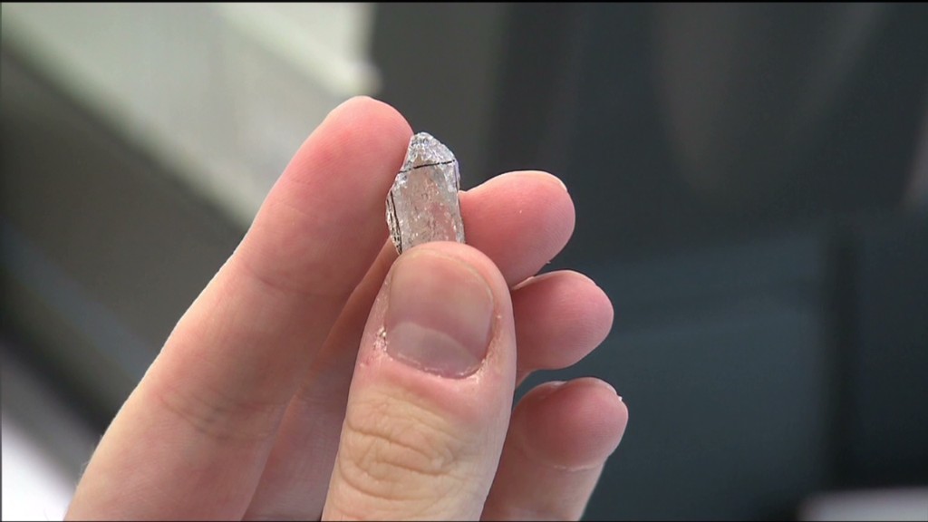 See how diamonds are cut from rocks