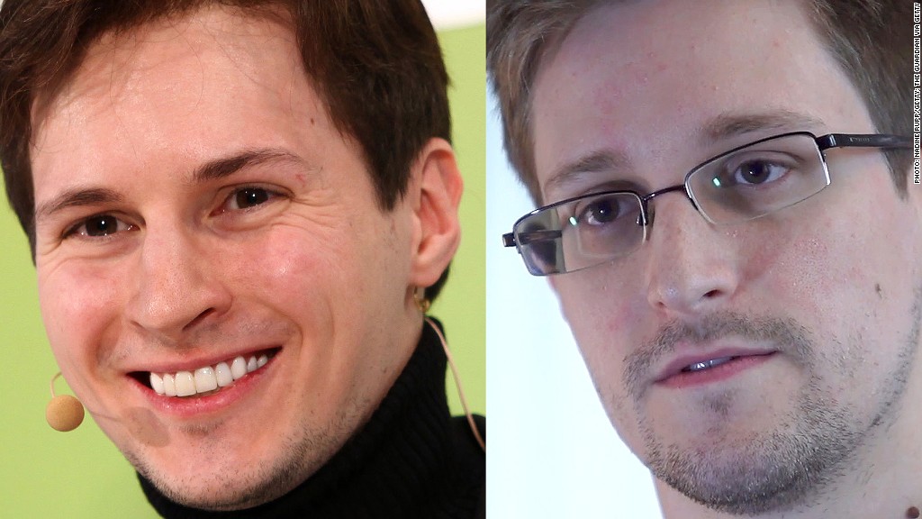 pavel durov edward snowden