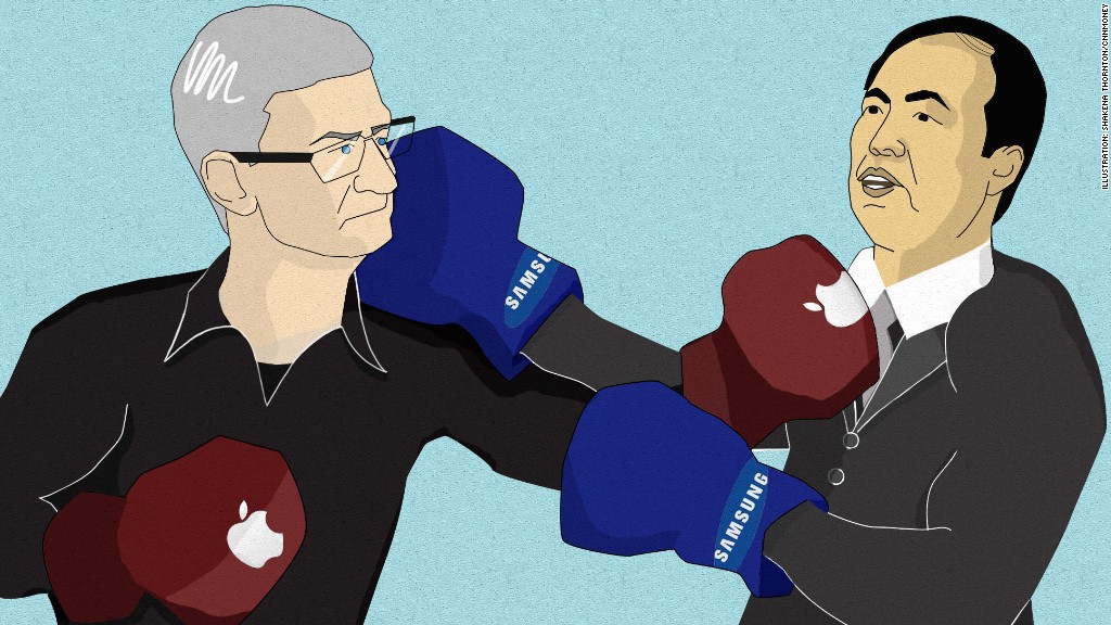 apple vs samsung fight