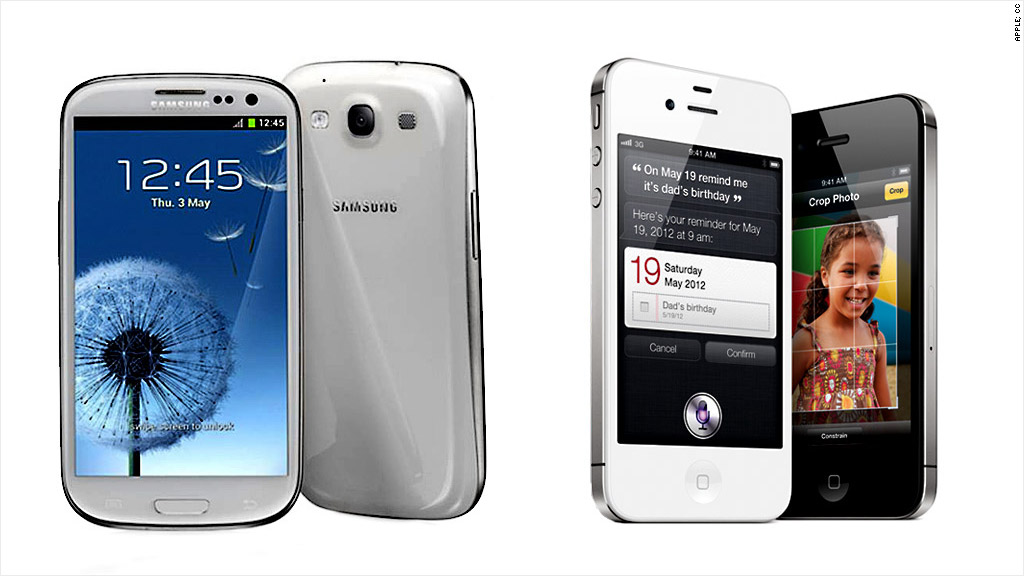 samsung 3 vs iphone 4