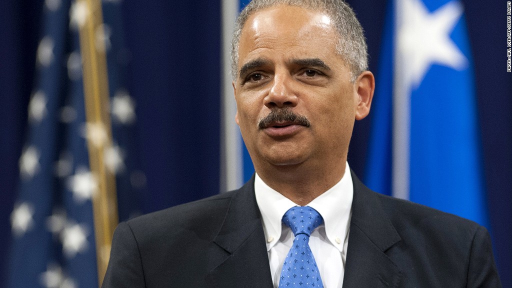 eric holder jail sentences