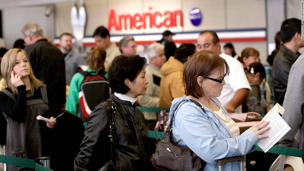 american airlines line