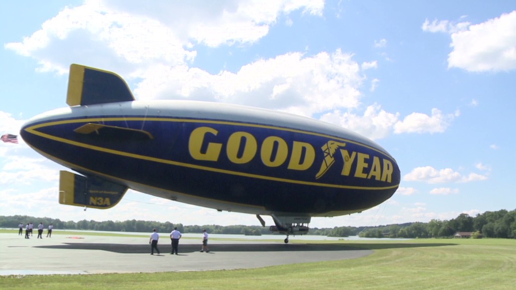  I fly a Goodyear blimp