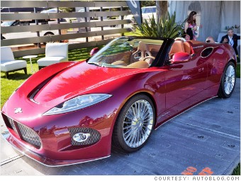 pebble beach new cars spyker b6 venator spyder