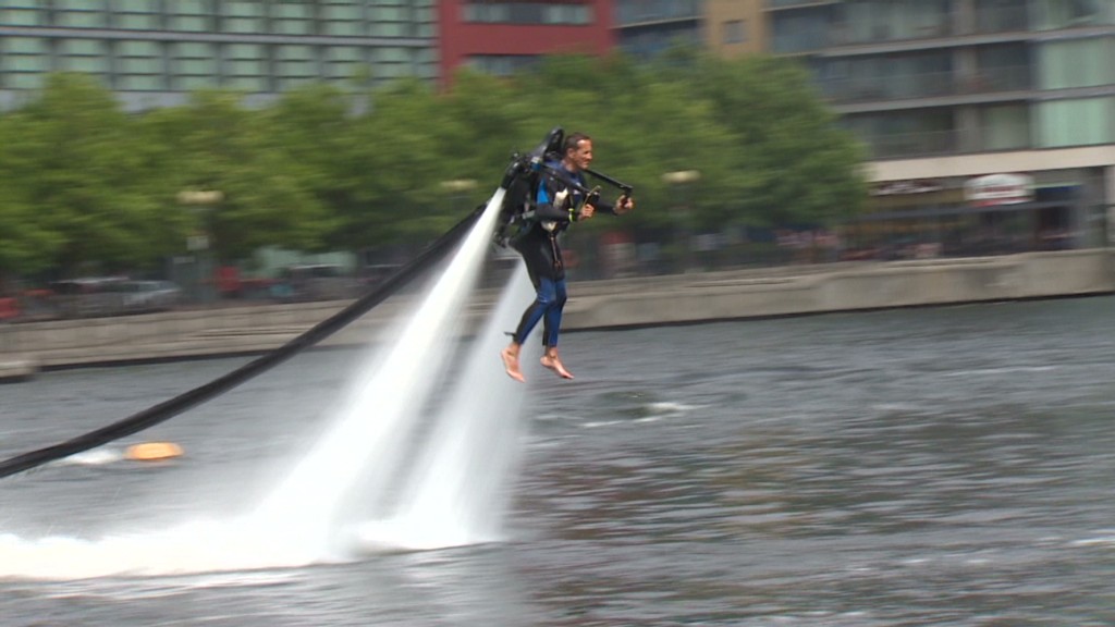 Water jetpack put to test