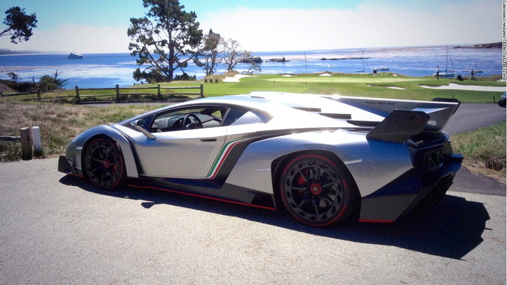 pebble beach new cars lamborghini veneno