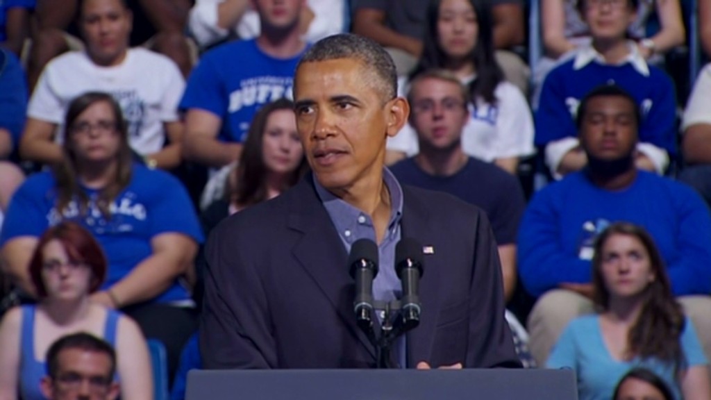 Obama's college speech in 100 seconds