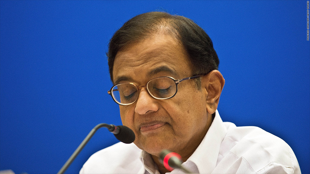 shri chidambaram india finance minister