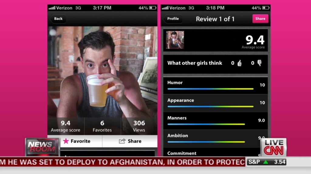 App lets girls anonymously rate guys