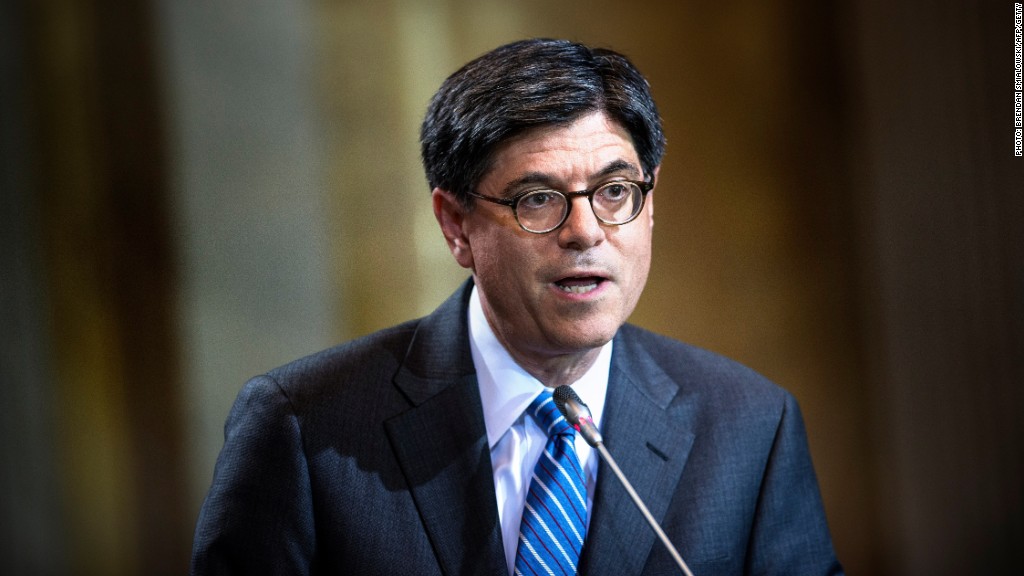 jack lew ceiling letter