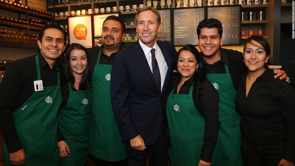 howard schultz employees