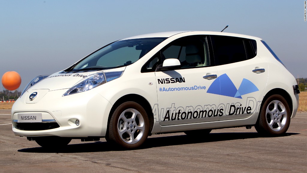 self driving nissan leaf 