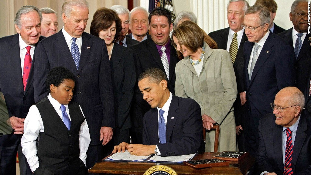 obamacare signing