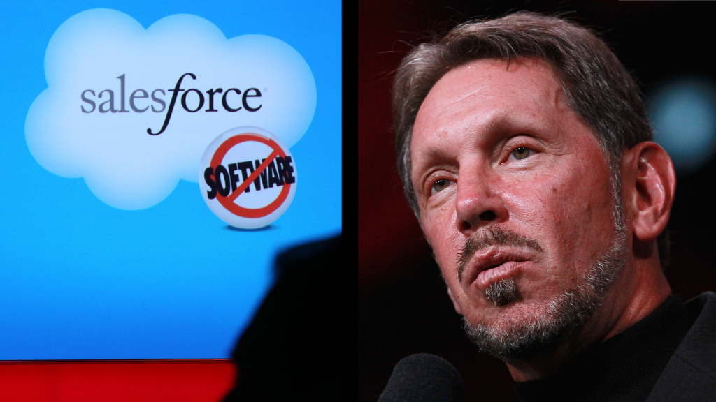 Salesforce soars, but Ellison still wins