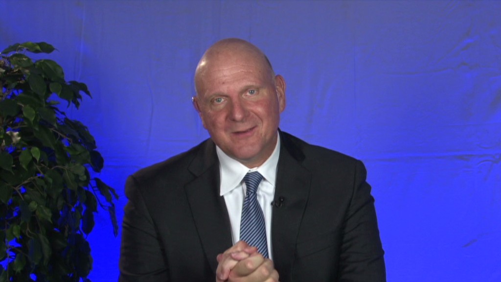 Ballmer on his successor and Nokia