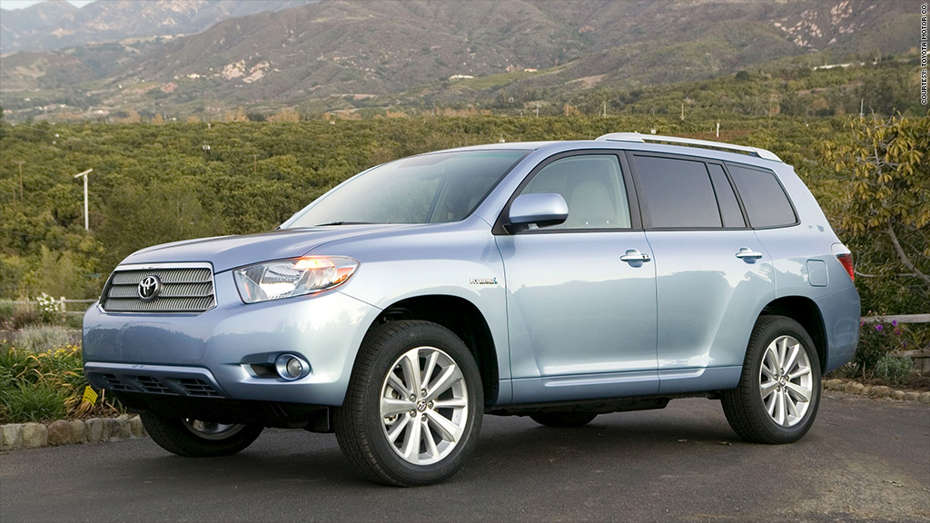 toyota highlander hybrid recall