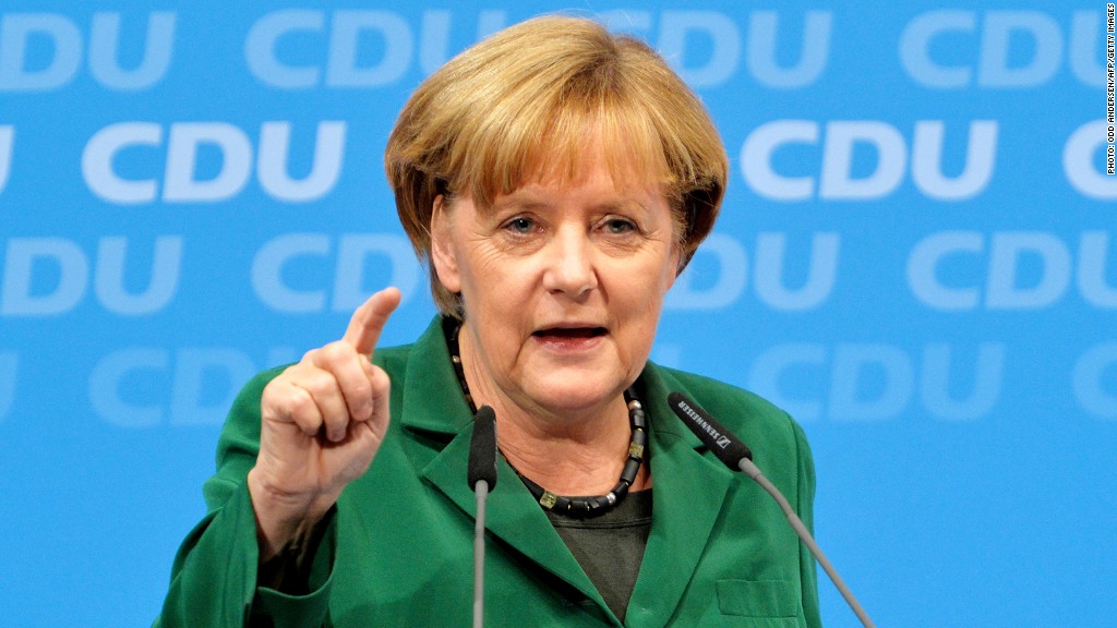 merkel campaign trail