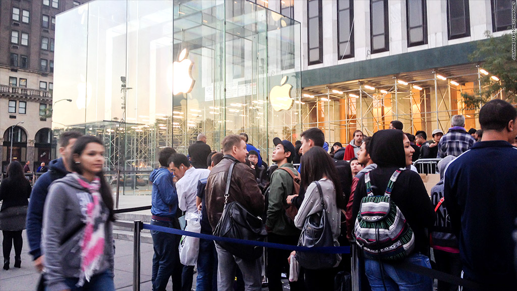 apple iphone line nyc