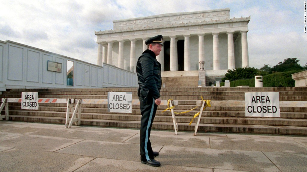 government shutdown 1995