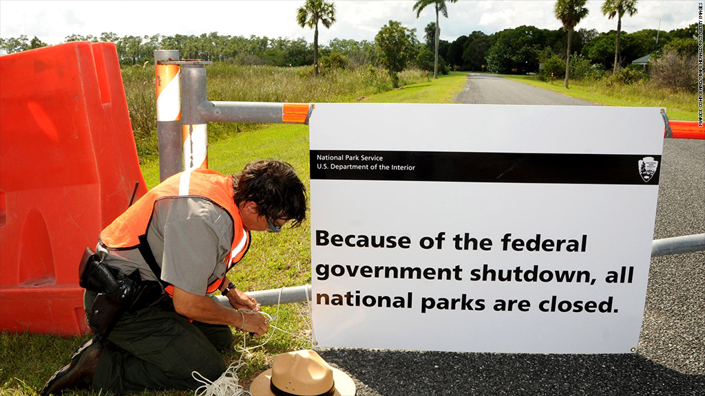 shutdown goverment closings