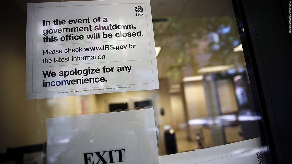 The shutdown, the IRS and your taxes