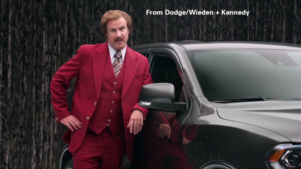 Watch Ron Burgundy try to sell a Durango