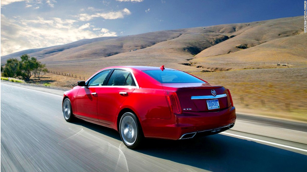 cadillac cts open highway