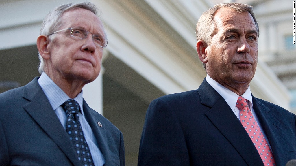 harry reid john boehner government shutdown