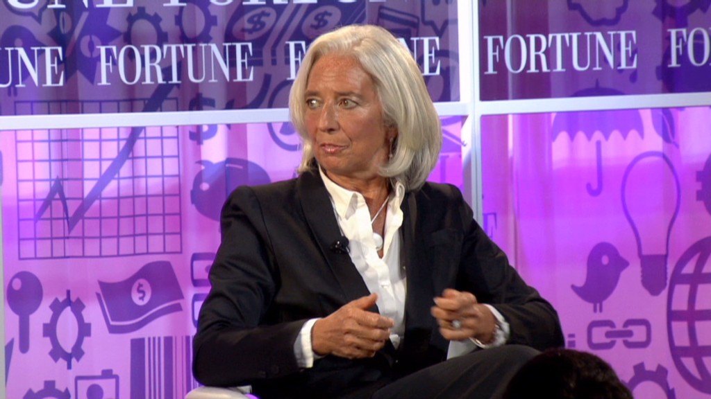 Lagarde to U.S.: Slow down, hurry up