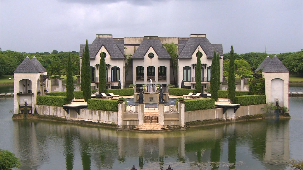 Inside a $13 million chateau with a moat