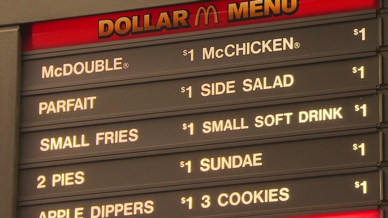 McDonald's messes with its dollar menu Video Business News