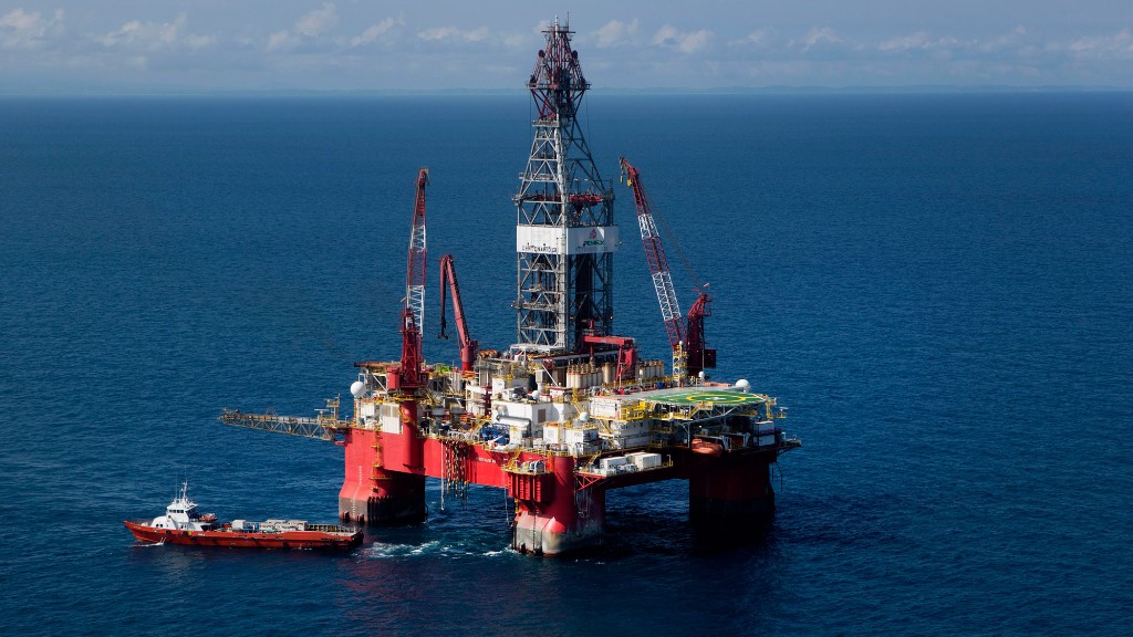 deep water oil rig