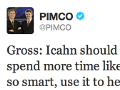 Bill Gross tells Icahn to leave Apple alone 