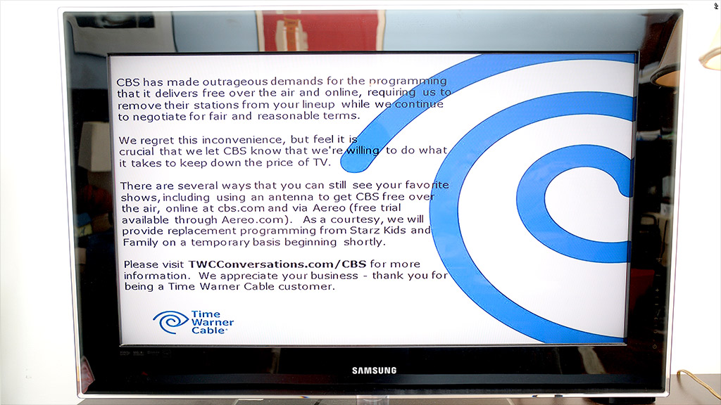 Time Warner Cable lost 300,000 TV subscribers amid CBS blackout